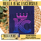 BBKC EXCLUSIVE - Kansas City Baseball - Gradient KC Connect -  Multiple Shirt Options