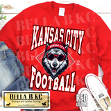 Kingdom - Kansas City Football Wolf Tee or Sweatshirt