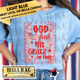 God Shed His Grace on Thee Bow Coquette- Multiple Shirt Options