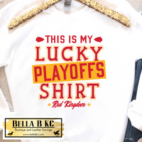 Kansas City Football Lucky Playoff Shirt Tee or Sweatshirt