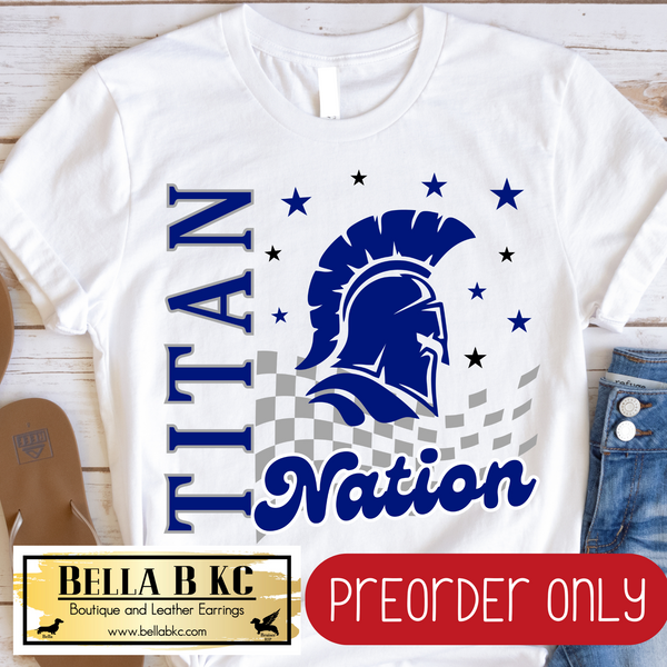 **PREORDER ONLY** Titan Nation Mascot Tee or Sweatshirt - 1 Week Turn Around from Date of Order