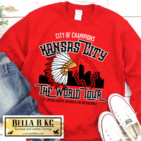 Kansas City Football City of Champions World Tour Tee or Sweatshirt