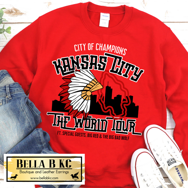 YOUTH KC City of Champions World Tour Tee or Sweatshirt