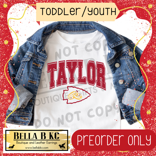 **PREORDER ONLY** TODDLER/YOUTH - KINGDOM TS - Taylor Rings Arrowhead Tee or Sweatshirt - Up to 1 Week Turn Around Tim