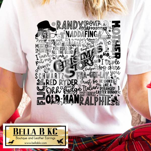 Christmas - Story Subway Black Print Tee or Sweatshirt