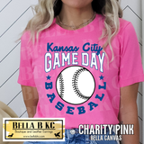 Kansas City Baseball Game Day Tee or Sweatshirt