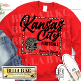 Kingdom - Kansas City Leopard Helmet Defend the Kingdom Tee or Sweatshirt