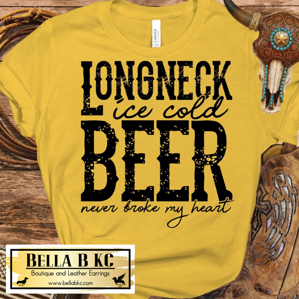 Long Neck Ice Cold Beer Tee