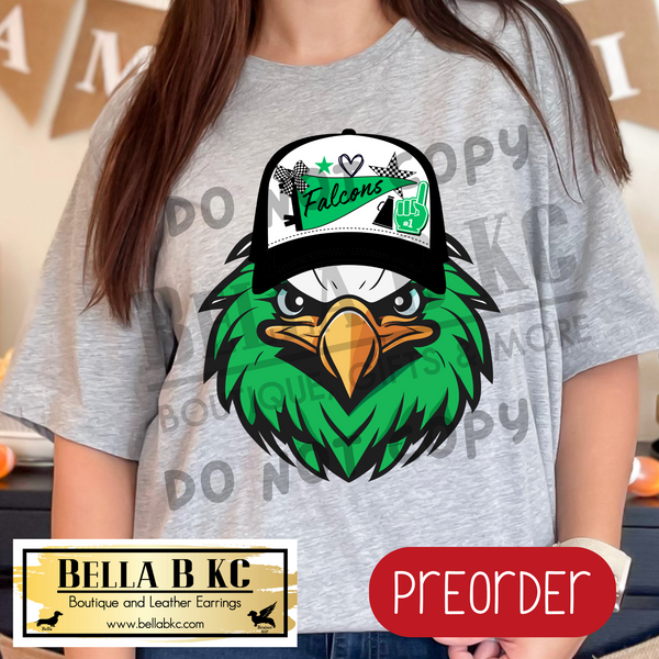 **PREORDER ONLY** Falcons Trucker Hat Tee or Sweatshirt - 1 Week Turn Around from Date of Order