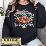 Kansas City Football Vegas Champion Party Tee or Sweatshirt