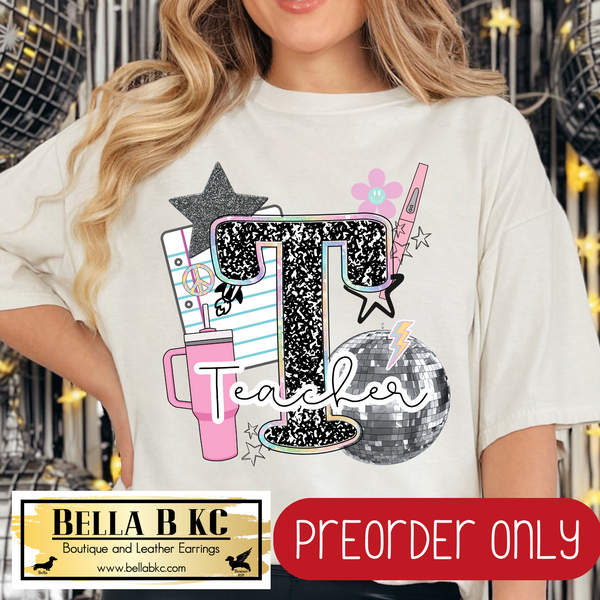 **PREORDER ONLY** Teacher Collage - Tee or Sweatshirt - 1 Week Turn Around from Date of Order