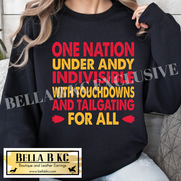 BBKC EXCLUSIVE Kansas City Football One Nation Tee or Sweatshirt