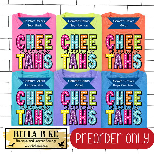 **PREORDER ONLY** Cheetahs Neon Mascot Tee - 1 Week Turn Around from Date of Order