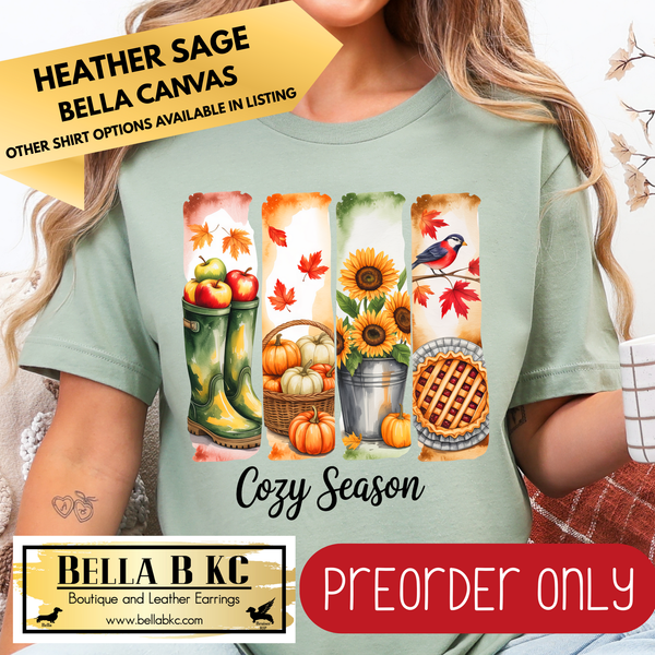 **PREORDER ONLY** Fall -Cozy Season #201 - Tee or Sweatshirt - 1 Week Turn Around from Date of Order