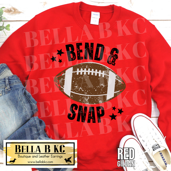 Kingdom - Football Bend & Snap Tee or Sweatshirt