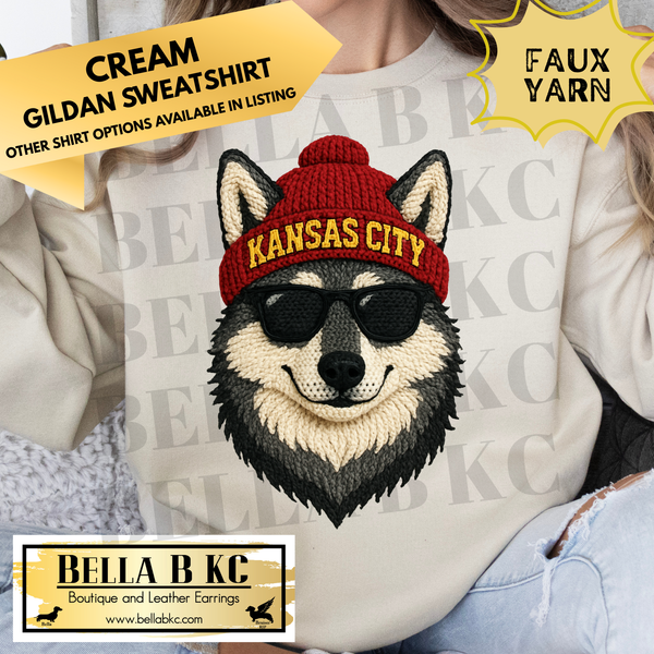 Kingdom - *FAUX YARN* Kansas City Wolf - Multiple Shirt Options