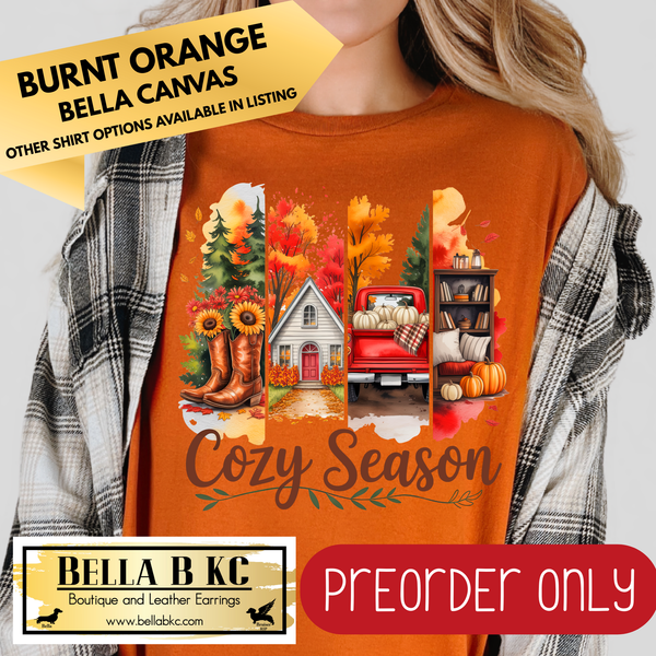 **PREORDER ONLY** Fall - Cozy Season #205 - Tee or Sweatshirt - 1 Week Turn Around from Date of Order