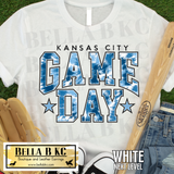 Kansas City Baseball Game Day Tie Dye Tee or Sweatshirt