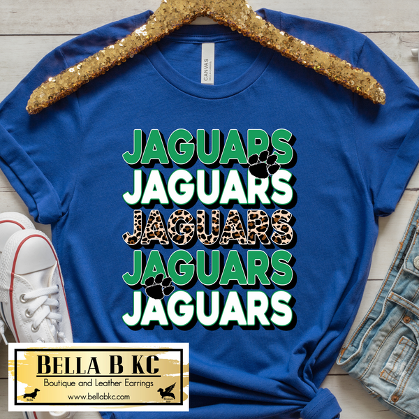 Jaguars Repeat Leopard on Tee or Sweatshirt