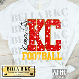 Kingdom - KC Football Star Grunge Tee or Sweatshirt