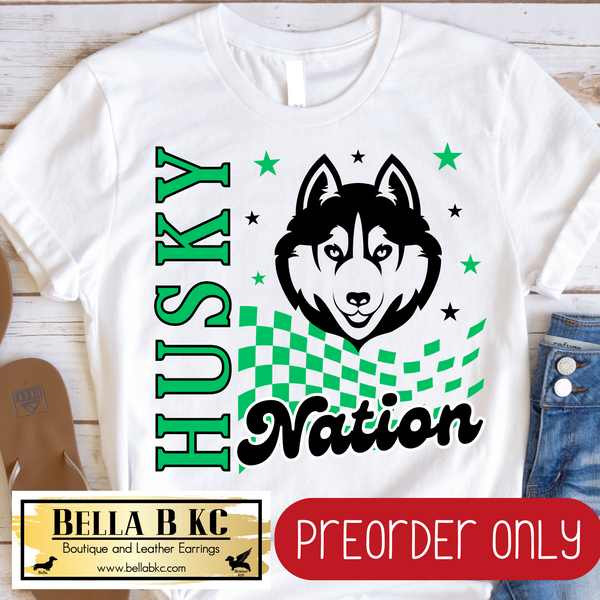 **PREORDER ONLY** Husky Nation Mascot Tee or Sweatshirt - 1 Week Turn Around from Date of Order