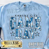Kansas City Baseball Game Day Tie Dye Tee or Sweatshirt