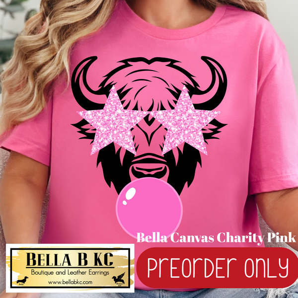 **PREORDER ONLY** Bison Bubblegum - Tee or Sweatshirt - 1 Week Turn Around from Date of Order