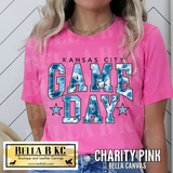 Kansas City Baseball Game Day Tie Dye Tee or Sweatshirt