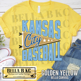 Kansas City Baseball Pennant Flag Tee or Sweatshirt