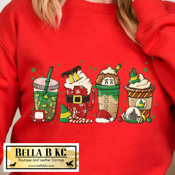 Christmas - Christmas Elf Coffee Tee or Sweatshirt