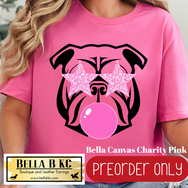 **PREORDER ONLY** Bulldogs Bubblegum - Tee or Sweatshirt - 1 Week Turn Around from Date of Order