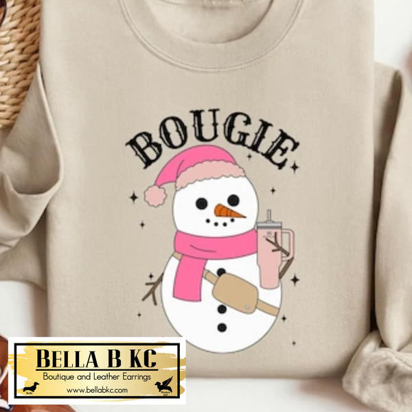 Winter - Bougie Snowman Tee or Sweatshirt