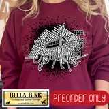 **PREORDER ONLY** Mules Stadium Splatter - Tee or Sweatshirt - 1 Week Turn Around from Date of Order