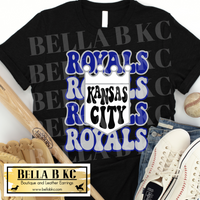 KC Baseball Crown Repeat Tee or Sweatshirt