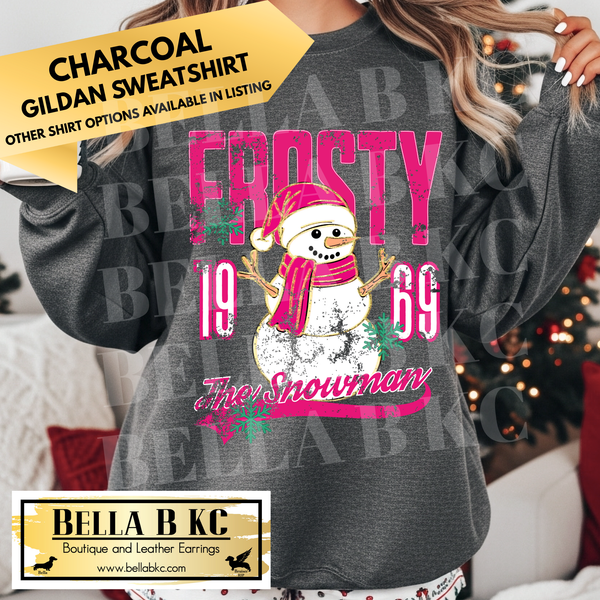 Christmas - Frosty the Snowman Distressed - Multiple Shirt Options