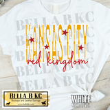 Kingdom - Kansas City Football Red Kingdom Stars Tee or Sweatshirt