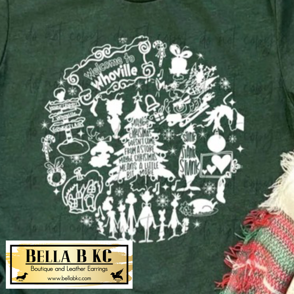 Christmas - G Man Round Subway Print Tee or Sweatshirt