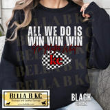 Kingdom - All We Do Is Win Checkered Arrow Tee or Sweatshirt