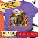 **PREORDER ONLY** Halloween - Small Town Halloween CUSTOM CITY, STATE - Tee or Sweatshirt