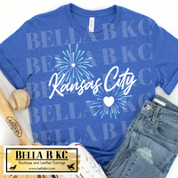 KC Baseball Fireworks Tee or Sweatshirt