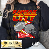 Kingdom - Kansas City Football *FAUX* Sequins Tee or Sweatshirt