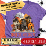 **PREORDER ONLY** Halloween - Small Town Halloween CUSTOM CITY, STATE - Tee or Sweatshirt