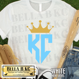 Kansas City Baseball KC Crown Tee or Sweatshirt