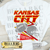 Kingdom - Kansas City Football *FAUX* Sequins Tee or Sweatshirt