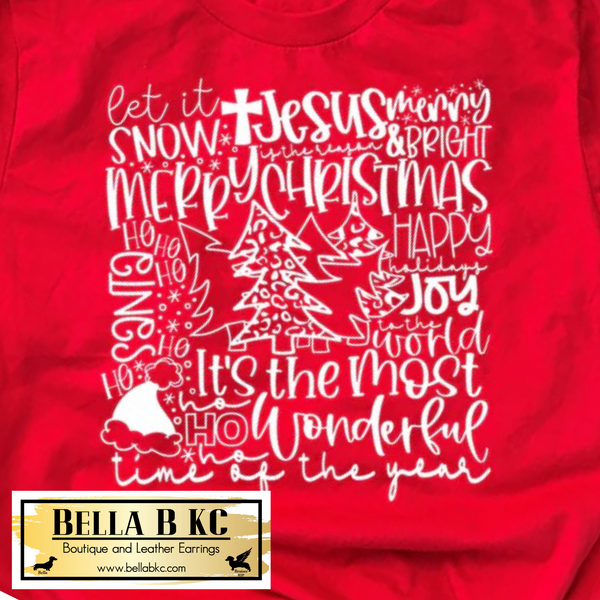 Christmas - Subway Print Tee or Sweatshirt