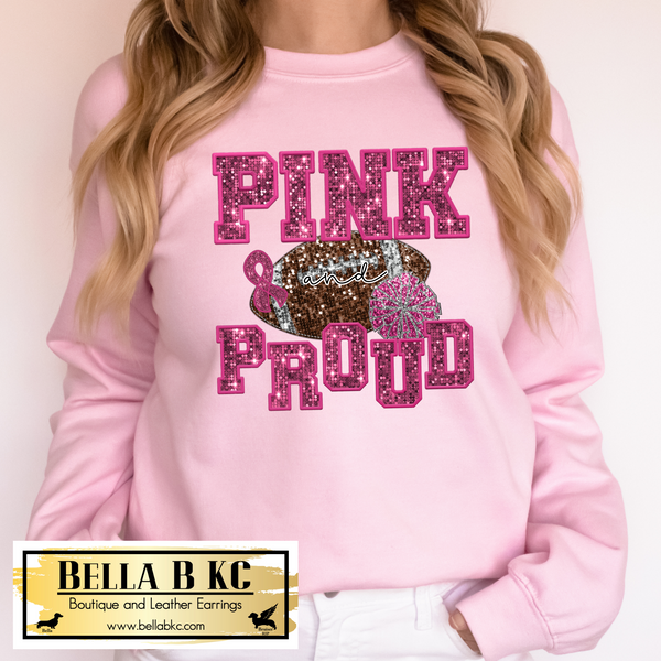 Pink online bling sweatshirt