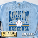 Kansas City Baseball Tee or Sweatshirt