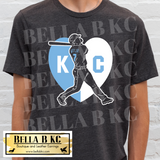 KC Baseball Witt Jr. Split Heart Tee or Sweatshirt