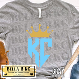 Kansas City Baseball KC Crown Tee or Sweatshirt