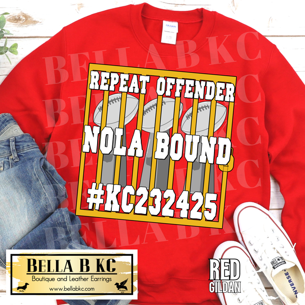 Kingdom - Repeat Offender Nola Bound Tee or Sweatshirt